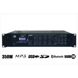 Nagłośnienie naścienne RH SOUND ST-2350BC/MP3+FM+BT + 10x BS-1050TS/B